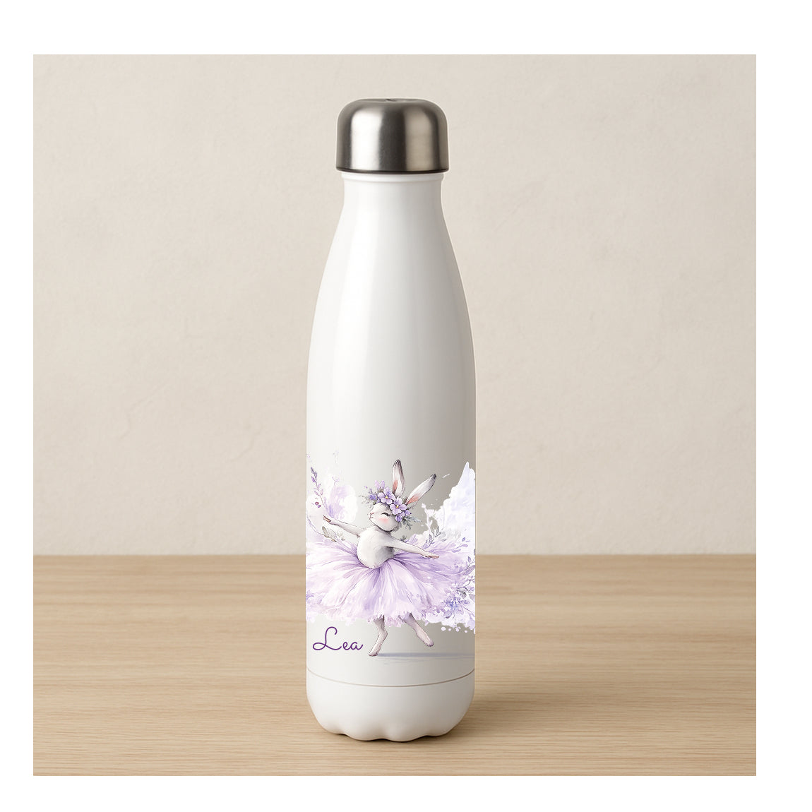 Thermosflasche Ballerinahäschen mit Farbverlauf