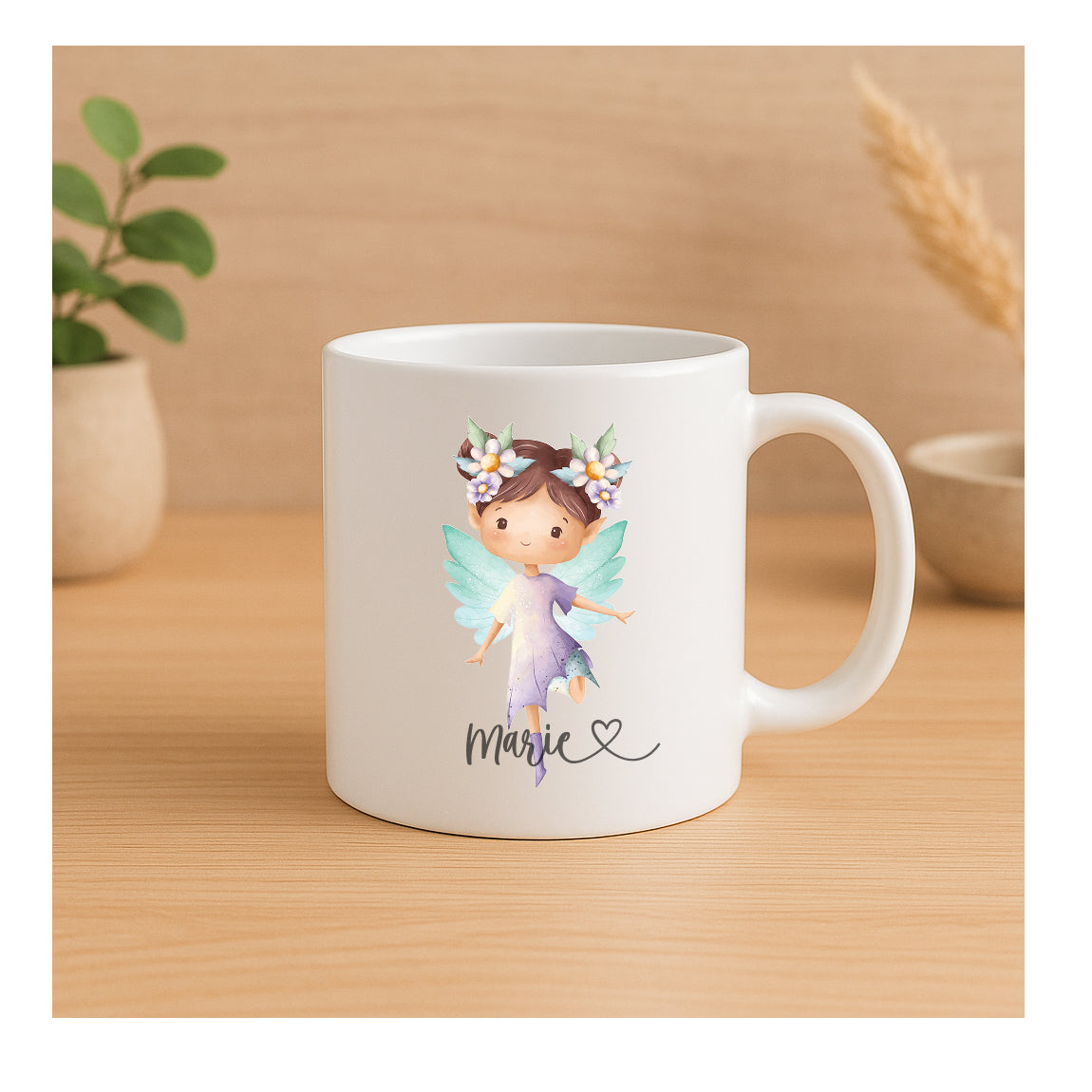 Fee Kindertasse 180 ml – bruchsicher & beidseitig bedruckt